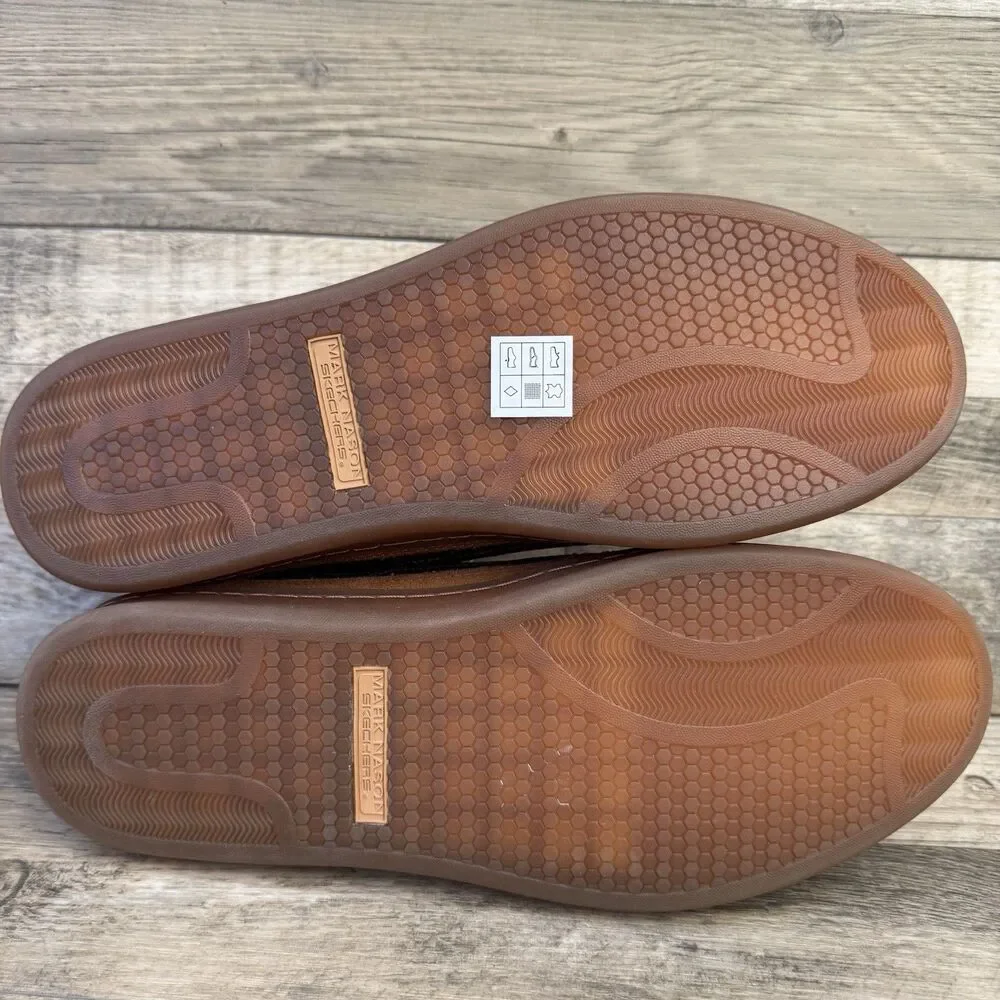 Skechers Mark Nason Classic Cup Kayson Mens 12 Brown Leather Slip Ins